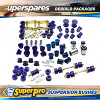 Front + Rear Superpro Suspenison Bush Kit for Toyota Hilux KZN165 1997-2005