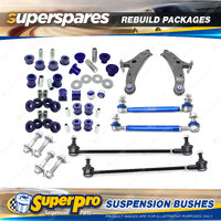 Front + Rear SuperPro Suspenison Bush Kit for Toyota Kluger GSU40R GSU50R 07-13