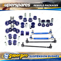 Front + Rear SuperPro Suspenison Bush Kit for Toyota Kluger GSU50R GSU55R 13-21