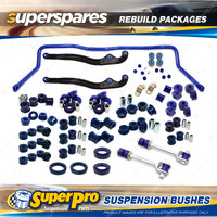 Front + Rear SuperPro Suspenison Bush Kit for Toyota Landcruiser 80 Series 90-92