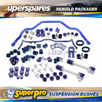 Front + Rear SuperPro Suspenison Bush Kit for Toyota Landcruiser 100 Ser 98-02