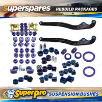 Front + Rear SuperPro Suspenison Bush Kit for Toyota Landcruiser 79 Series 99-06