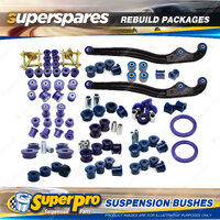 Front + Rear SuperPro Suspenison Bush Kit for Toyota Landcruiser 76 78 Ser 01-07