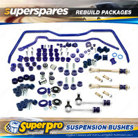 Front + Rear SuperPro Suspenison Bush Kit for Toyota Prado 90 Series 1995-2002