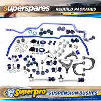 Front + Rear SuperPro Suspenison Bush Kit for Toyota Prado 120 Series 2002-2010