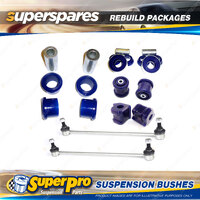 Front + Rear SuperPro Suspenison Bush Kit for Toyota Prius W30 2009-2015