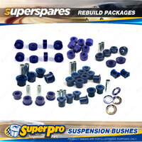 Front + Rear SuperPro Suspenison Bush Kit for Nissan Datsun D21 4WD V6 1992-1999