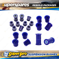 Rear SuperPro Suspenison Bush Kit for Ford Courier PC PD PE PG Raider 85-06