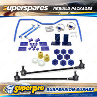 Rear Superpro Suspenison Bush Kit for Ford Falcon AU 1 2 3 Wagon Ute Cab 98-02