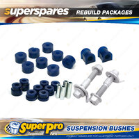 Rear SuperPro Suspenison Bush Kit for Ford Laser KC KE Meteor GC 1985-1990