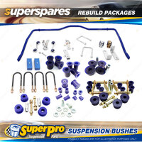 Rear SuperPro Suspenison Bush Kit for Ford Ranger PX II 2015-07/2018