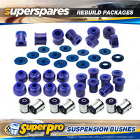 Rear SuperPro Suspenison Bush Kit for Holden H Series HQ HJ HX HZ 71-80