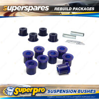 Rear SuperPro Suspenison Bush Kit for Holden Rodeo KB2 KD2 KB4 KD4 81-88