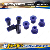 Rear SuperPro Suspenison Bush Kit for Mitsubishi L200 Express MC 4x4 82-84