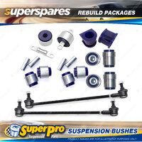 Rear SuperPro Suspenison Bush Kit for Mitsubishi Lancer CJ CY Ralliart AWD 08-17