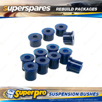 Rear Superpro Suspenison Bush Kit for Nissan Nomad C22 Leaf Serena C23M 86-95