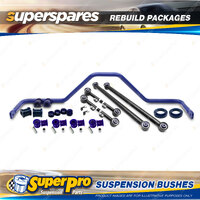 Rear SuperPro Suspenison Bush Kit for Nissan Patrol Y61 GU Cab Coil Coil ABS