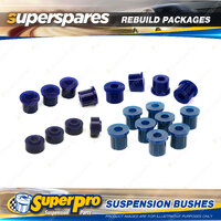 Full Rear SuperPro Suspenison Bush Kit for Nissan Urvan E23 1980-1987