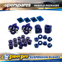 Rear Superpro Suspenison Bush Kit for Toyota Landcruiser 43 45 47 80-84