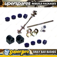 Front SuperPro Sway Bar Rebuild Kit for Holden H Series HQ HJ HX HZ 71-78