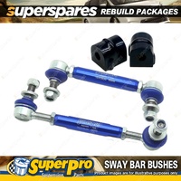 Front SuperPro Sway Bar Rebuild Kit for Holden Commodore VY VZ Sedan Wagon