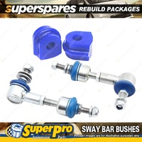 Front SuperPro Sway Bar Rebuild Kit for Nissan Patrol Y61 GU Wagon Cab 97-16