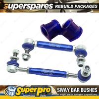 Front SuperPro Sway Bar Rebuild Kit for Mazda 323 Protege BJ 1998-2000