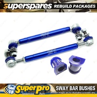 Front SuperPro Sway Bar Rebuild Kit for Toyota Corolla E120 E130 2000-2007