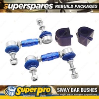 Front SuperPro Sway Bar Rebuild Kit for Ford Falcon FG FGX Sedan Ute Cab