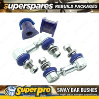 Front SuperPro Sway Bar Rebuild Kit for Toyota Corolla E101 E102 E110 E111 E112