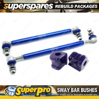 Front SuperPro Sway Bar Rebuild Kit for Toyota Corolla E160 E170 E180 Rav 4 XA30