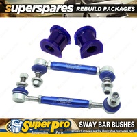 Rear SuperPro Sway Bar Rebuild Kit for Mazda 323 Astina BJ 1998-2000