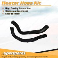 Heater Hose Set for Holden Rodeo RA 3.5L V6 24V DOHC 6VE1 2003-2005