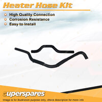 Superspares Heater Hose Set for Mazda 6 GG 2.3L 16V DOHC MPFI L3 2002-2008