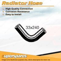 Upper Radiator Hose 33 x 240mm for Toyota Celica TA22 TA23 1.6L 8V 1971-1976