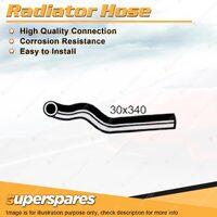 Upper Radiator Hose 30 x 340mm for Holden Gemini TC TD TE TX 1.6L 03/75-02/82