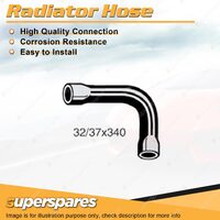 1 x Lower Radiator Hose 32/37 x 340mm for Ford Escort 2.0L 4 cyl OHV 8V 77-82