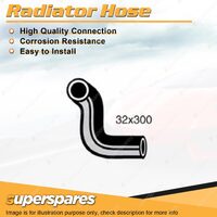 1 x Upper Radiator Hose 32mm x 300mm for Ford Escort 2.0L 4 cyl 8V 1977-1982