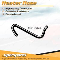 1 x Heater Hose 16/19 x 630mm for Holden Gemini TD TE TG G161Z 1.6L 1975-1985