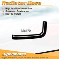 1 x Upper Radiator Hose 32 x 470mm for Holden WB Series WB 3.3L 6 cyl OHV 12V