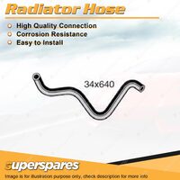 Lower Radiator Hose 34 x 640mm for Nissan Bluebird Series 1 Series 2 2.0L 81-83