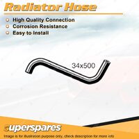 Superspares Upper Radiator Hose 34 x 500mm for Nissan Patrol MQ 2.8L 6 cyl 12V