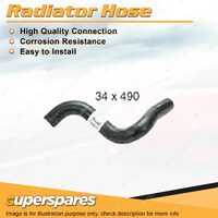 1 x Lower Radiator Hose 34mm x 490mm for Ford Meteor GC Laser KC KE TX3 1.6L