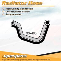 1 x Lower Radiator Hose 33mm x 490mm for Toyota Hiace RH32 2.0L 4 cyl OHV 8V