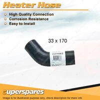 Superspares Heater Hose 33 x 170mm for Toyota Lexcen VN 3.8L V6 OHV 12V 89-91