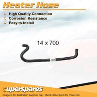 Superspares Heater Hose 14 x 700mm for HSV Statesman VQ VR VS Sport VP Manta