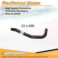 Upper Radiator Hose 33mm x 686mm for HSV Commodore VP Sport VP 3.8L 1991-1993