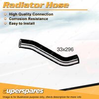 Upper Radiator Hose 33 x 296mm for Mitsubishi Magna TR 2.6L 4 cyl SOHC 8V 93-94