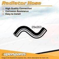 Lower Radiator Hose 29 x 263mm for Toyota Camry VZV21R 2.5L V6 DOHC 24V 88-93