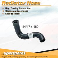 1 x Lower Radiator Hose 44/47mm x 480mm for Ford Falcon XG 4.0L 6 cyl SOHC 12V